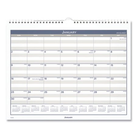 AT-A-GLANCE® Multi Schedule Wall Calendar, 15 x 12, White/Gray Sheets, 12-Month (Jan to Dec): 2023 - Each - AAG-PM22MS28-EA