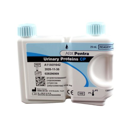 Horiba General Chemistry Reagent ABX Pentra™ Urine Protein For ABX Pentra 400 Clinical Chemistry Analyzer 100 Tests - Each - 1220001642-EA