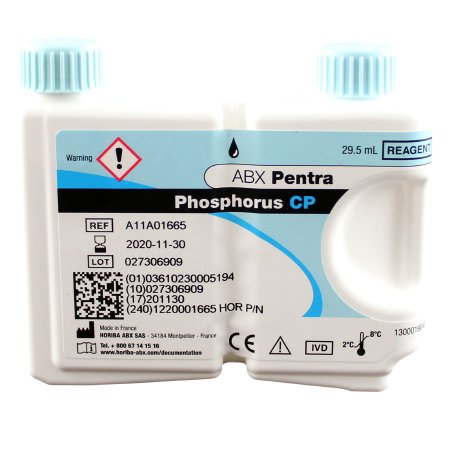 Horiba Reagent ABX Pentra™ General Chemistry Phosphorus For ABX Pentra 400 Clinical Chemistry Analyzer 100 Tests - Each - 1220001665-EA
