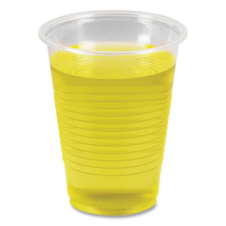 Boardwalk® Translucent Plastic Cold Cups, 7 oz, Polypropylene, 100/Pack - Pack of 1 - BWK-TRANSCUP7PK-PK
