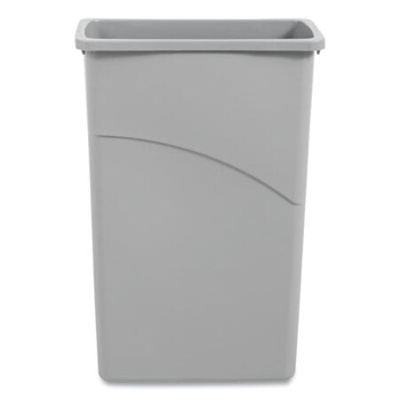 Boardwalk® Slim Waste Container, 23 gal, Plastic, Gray - Pack of 1 - BWK-23GLSJGRA-PK