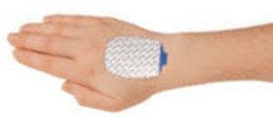 Natus Medical EMG Adhesive Ground Plate Electrode Natus® 40 X 50 mm Contact Area Silver / Silver Chloride NonSterile Rectangular Tab Tip Disposable - Box of 50 - 019-768500-BX
