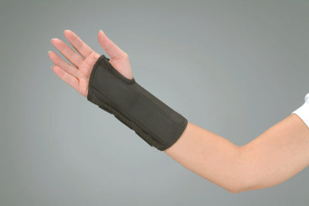 DeRoyal Wrist Brace DeRoyal® Low Profile Polyester / Foam Right Hand Black Pediatric Size - Each - 5073-11-EA