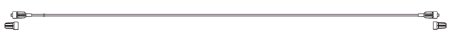 Codan US Corp IV Extension Set Mini Bore 120 Inch Tubing NonSterile - Case of 50 - BC626-CS