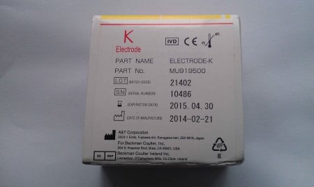 Beckman Coulter Ion-Selective Electrode (ISE) Potassium Electrode For Beckman Coulter Analyzers with ISE Modules - Each - MU919500-EA