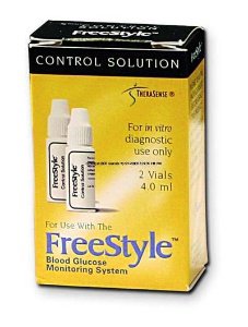 Abbott Blood Glucose Control Solution FreeStyle® Level 1 & 2 - Case of 6 - 7043201-CS