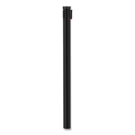 Tatco Adjusta-Tape Crowd Control Posts Only, Steel, 40" High, Black, 2/Box - Box of 2 - TCO-11611-BX