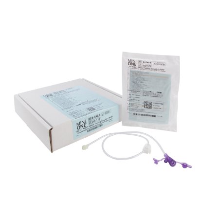 Applied Medical Technologies Right Angle Connector with Y-Port Adapter Mini ONE® 24 Inch, Purple - Each - 8-2455-EA