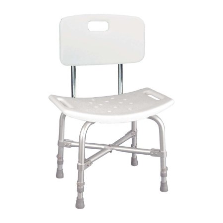 Drive Medical Bath Bench drive™ Aluminum Frame With Backrest 20 Inch Seat Width 500 lbs. Weight Capacity - Each - 12021KD-1-EA