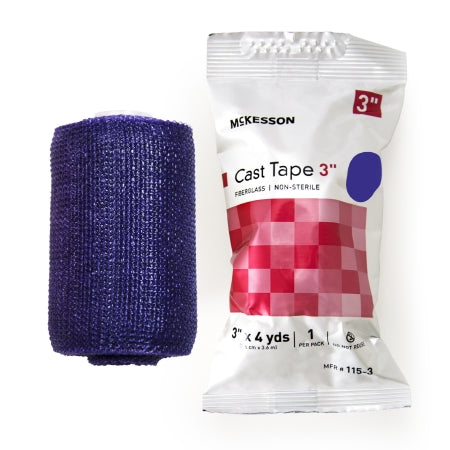 McKesson Cast Tape McKesson 3 Inch X 12 Foot Fiberglass Purple - Box of 10 - 115-3U-BX