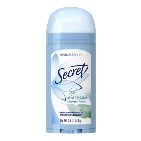 Procter & Gamble Antiperspirant / Deodorant Secret® Solid 2.6 oz. Unscented - Each - 03700012340-EA