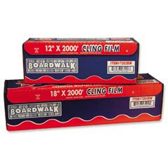 Lagasse Food Wrap Film Broadwalk PVC, 12 Inch X 2000 Foot - Case of 1 - BWK7202-CS