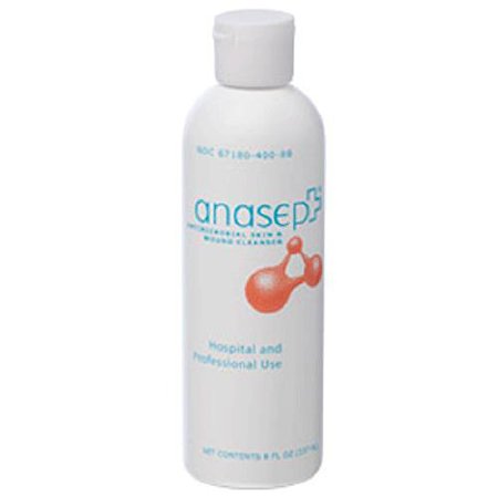 Anacapa Technologies Wound Cleanser Anasept® 8 oz. Flip Top Bottle NonSterile Antimicrobial - Case of 12 - 4008C-CS