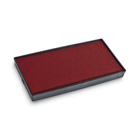 COSCO 2000PLUS® Replacement Ink Pad for 2000PLUS 1SI20PGL, 1.63" x 0.25", Red - Each - COS-065467-EA