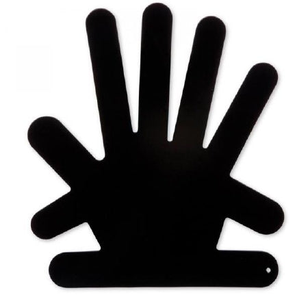 Steris Surgical Hand Immobilizer DuraHand® Malleable Aluminum Left or Right Hand Black X-Large - Each - KS843-EA