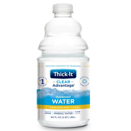 Kent Precision Foods Thickened Water Thick-It® Clear Advantage® 64 oz. Bottle Unflavored Liquid IDDSI Level 3 Moderately Thick/Liquidized - Case of 4 - B452-A5044-CS