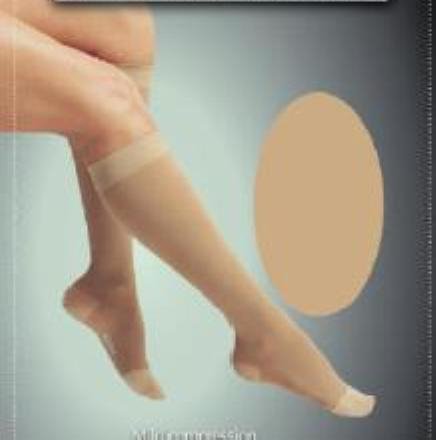 Scott Specialties Compression Stocking Knee High 3X-Large Beige - Pair of 2 - 1664 BEI 3X-PR