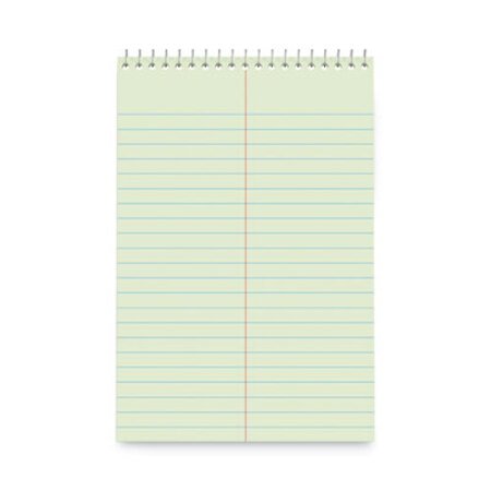 Universal® Steno Pads, Gregg Rule, Red Cover, 80 Green-Tint 6 x 9 Sheets, 6/Pack - Each - UNV-86920PK-EA