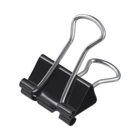 Universal® Binder Clip Zip-Seal Bag Value Pack, Medium, Black/Silver, 36/Pack - Pack of 1 - UNV-10210VP-PK