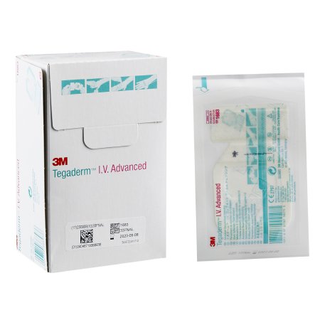 3M I.V. Dressing 3M™ Tegaderm™ Film 2-1/2 X 2-3/4 Inch Sterile - Case of 400 - 1683-CS