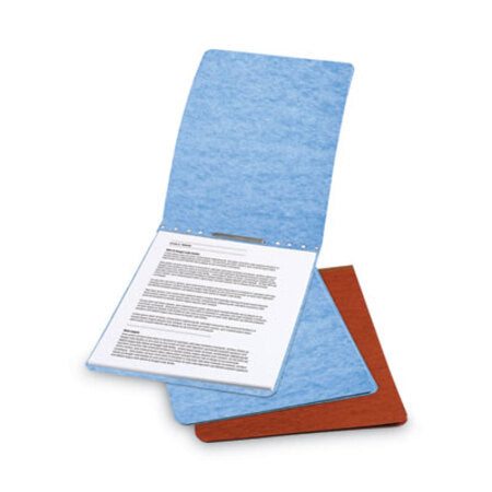 ACCO PRESSTEX Report Cover with Tyvek Reinforced Hinge, Top Bound, Two-Piece Prong Fastener, 2" Capacity, 8.5 x 11, Light Blue - Each - ACC-17022-EA