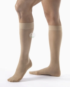 BSN Medical Compression Stocking Knee High Petite Suntan Closed Toe - Pair of 2 - 119609-PR