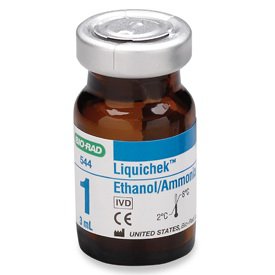Bio-Rad Laboratories Assayed Control Liquichek™ Ammonia / Ethanol Level 1 6 X 3 mL - Box of 6 - 544-BX
