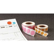 First Healthcare Products Blank Label Tape Label Dot Blue Vinyl 3/4 Diameter - Roll of 1 - 5155-06-RL