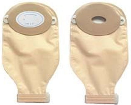 Nu-Hope Laboratories Post-Op Ostomy Pouch Nu-Flex™ Nu-Comfort™ Two-Piece System 11 Inch Length Drainable Flat, Trim to Fit - Box of 10 - 40-7254R-BX