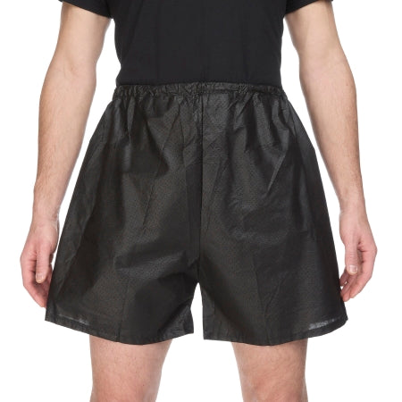 Dukal Exam Shorts Reflections™ Large / X-Large Black Spunbond Polypropylene Adult Disposable - Each - 900532-EA