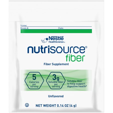 Nestle Healthcare Nutrition Oral Supplement Nutrisource® Fiber Unflavored Powder 4 Gram Individual Packet - Each - 10043900976485-EA