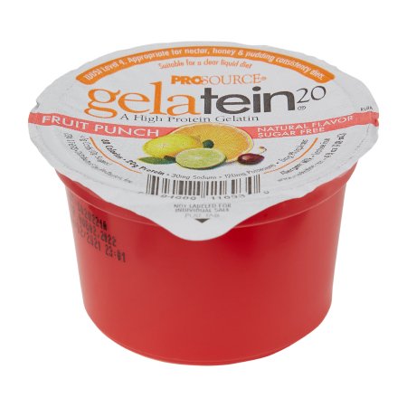 Medtrition/National Nutrition Oral Supplement Gelatein® Fruit Punch Flavor Gel 4 oz. Cup - Each - 11693-EA
