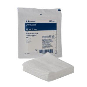 Cardinal Gauze Sponge Dermacea™ 3 X 3 Inch 2 per Pack Sterile 12-Ply Square - Case of 1200 - 441208-CS