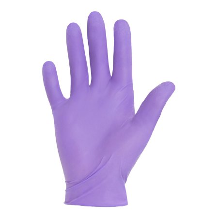 O&M Halyard Inc Exam Glove Purple Nitrile® Bulk Medium NonSterile Nitrile Standard Cuff Length Textured Fingertips Purple Not Rated - Case of 1000 - 50852-CS
