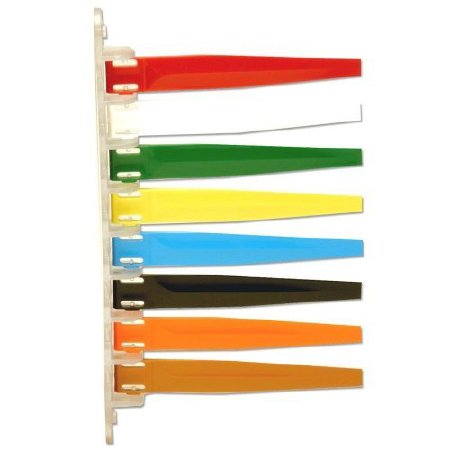 Unimed - Midwest Exam Room Signal Flag Wall Mount 8 Flag 4-1/4 X 9-1/4 X 13 Inch - Each - I8PF169438-EA