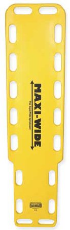 Emergency Products & Research BAK-PAK™ Maxi-Wide™ Backboard 1,000 lbs. Weight Capacity Orange MDPE Plastic - Each - EP-103-ORN-EA