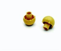 Baxter Syringe Tip Cap Yellow, Self-Righting - Case of 10 - H93866100-CS