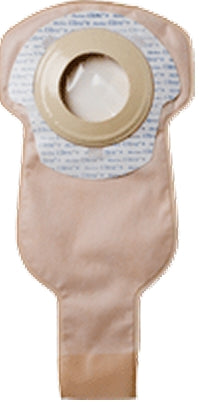 Marlen Manufacturing Ileostomy / Colostomy Pouch UltraLite™ One-Piece System 9 Inch Length Drainable Convex, Pre-Cut - Pack of 10 - 55306-PK