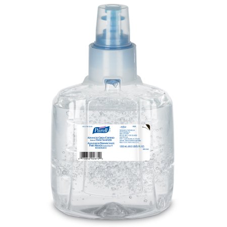 GOJO Hand Sanitizer Purell® Advanced 1,200 mL Ethyl Alcohol Gel Dispenser Refill Bottle - Case of 2 - 1903-02-CS