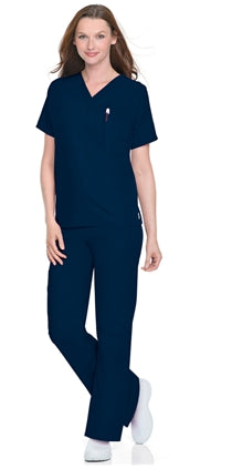 Landau Uniforms Scrub Pants 3X-Large Navy Blue Unisex - Each - 85221NAVY3XL-EA