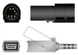 Sage Services Group SpO2 Extension Cable Sage Services 7-Pin Connector Monitor Side, 9-Pin Connector Sensor Side, 2.2m - Each - E03-22M-EA