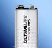Bulbtronics Lithium Battery UltraLife® 9V Cell 9V Disposable 1 Pack - Each - 0082229-EA
