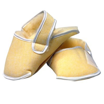 Skil-Care Slippers Medium / Large Yellow Hook and Loop Strap - Pair - 703353-PR