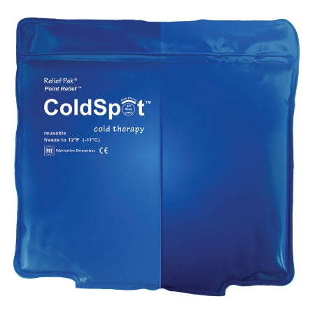 Fabrication Enterprises Cold Pack Relief Pak® ColdSpot™ General Purpose Quarter Size 5 X 7 Inch Vinyl / Gel Reusable - Each - 11-1004-EA