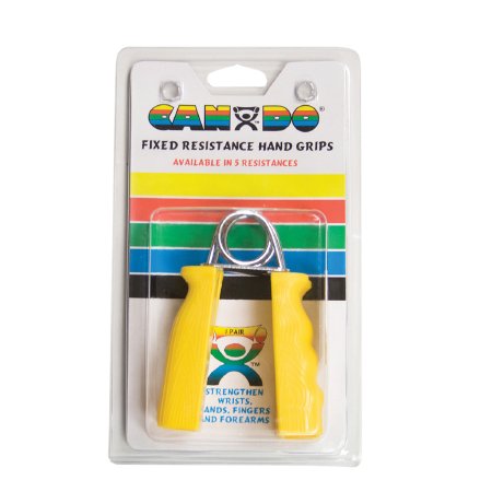 Fabrication Enterprises Hand Exerciser CanDo® Yellow X-Light, 3 lb. - Each - 10-1804-EA