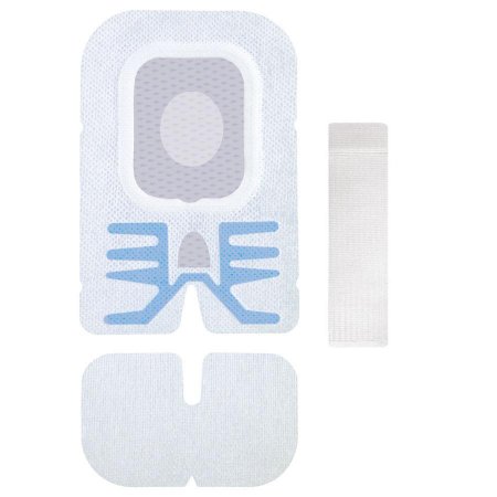 Medline Catheter Securement Dressing Sorbaview SHIELD Fabric / Film 3-3/4 X 5-1/2 Inch Inch Sterile - Each - SV353AFXT-EA