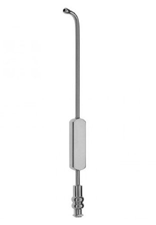V. Mueller Suction Tube Handle V. Mueller Short Curved Style 4 mm Non-Vented - Each - RH551-432-EA