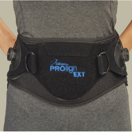 DeRoyal Back Support PROlign® EXT 25° X-Large Hook and Loop Closure 45 to 50 Inch Waist Circumference Adult - Each - 157-05-EA