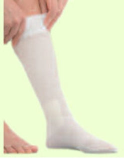 BSN Medical Compression Stocking Liner JOBST® UlcerCARE ™ Knee High Medium White Closed Toe - Box of 3 - 114501-BX