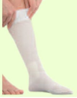 BSN Medical Compression Stocking Liner JOBST® UlcerCARE ™ Knee High 2X-Large White Closed Toe - Box of 3 - 114504-BX